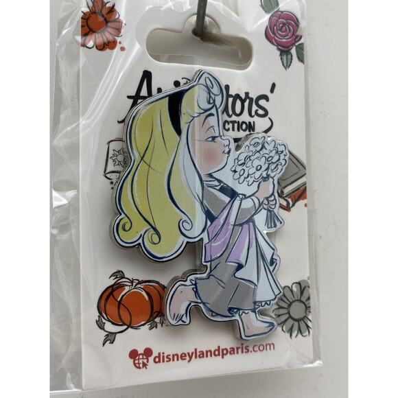 Disney Paris Pin Briar Rose Walking Animators Sleeping Beauty Disneyland Parks - Picture 3 of 4